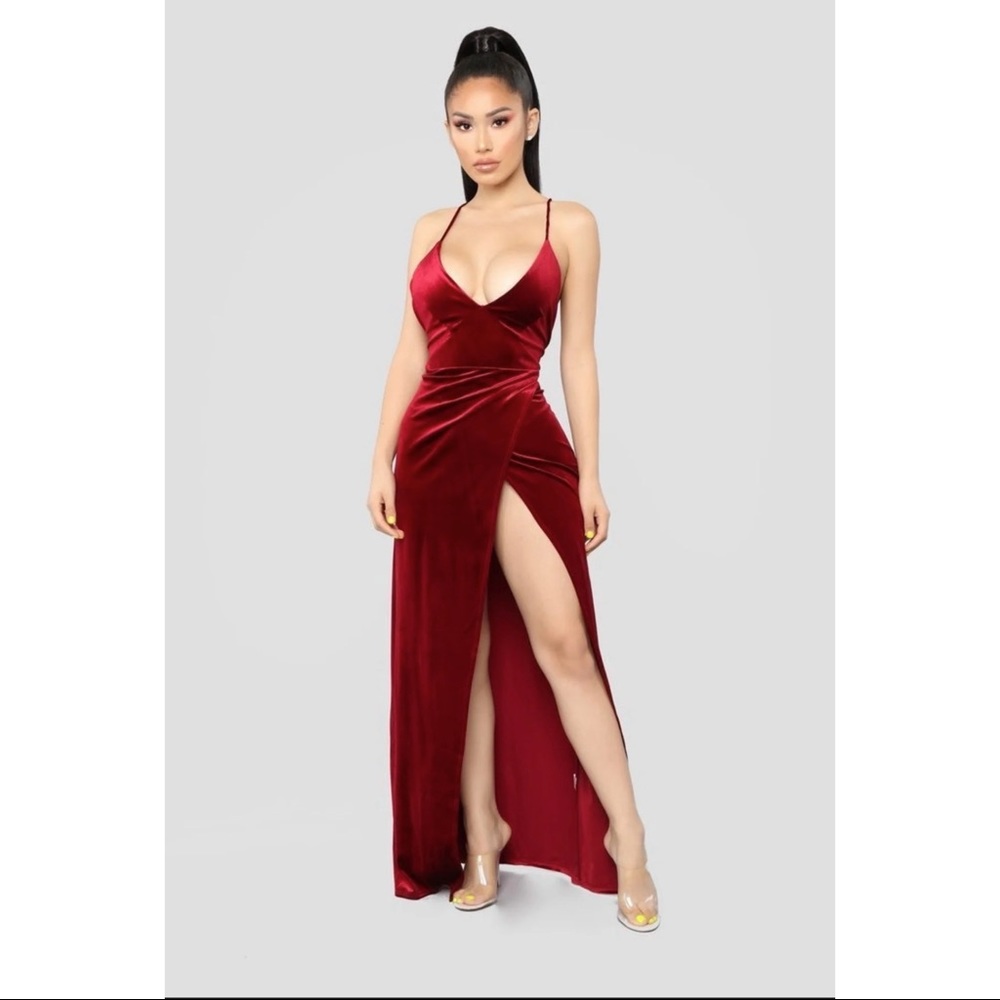 Angelique Velvet Maxi Dress